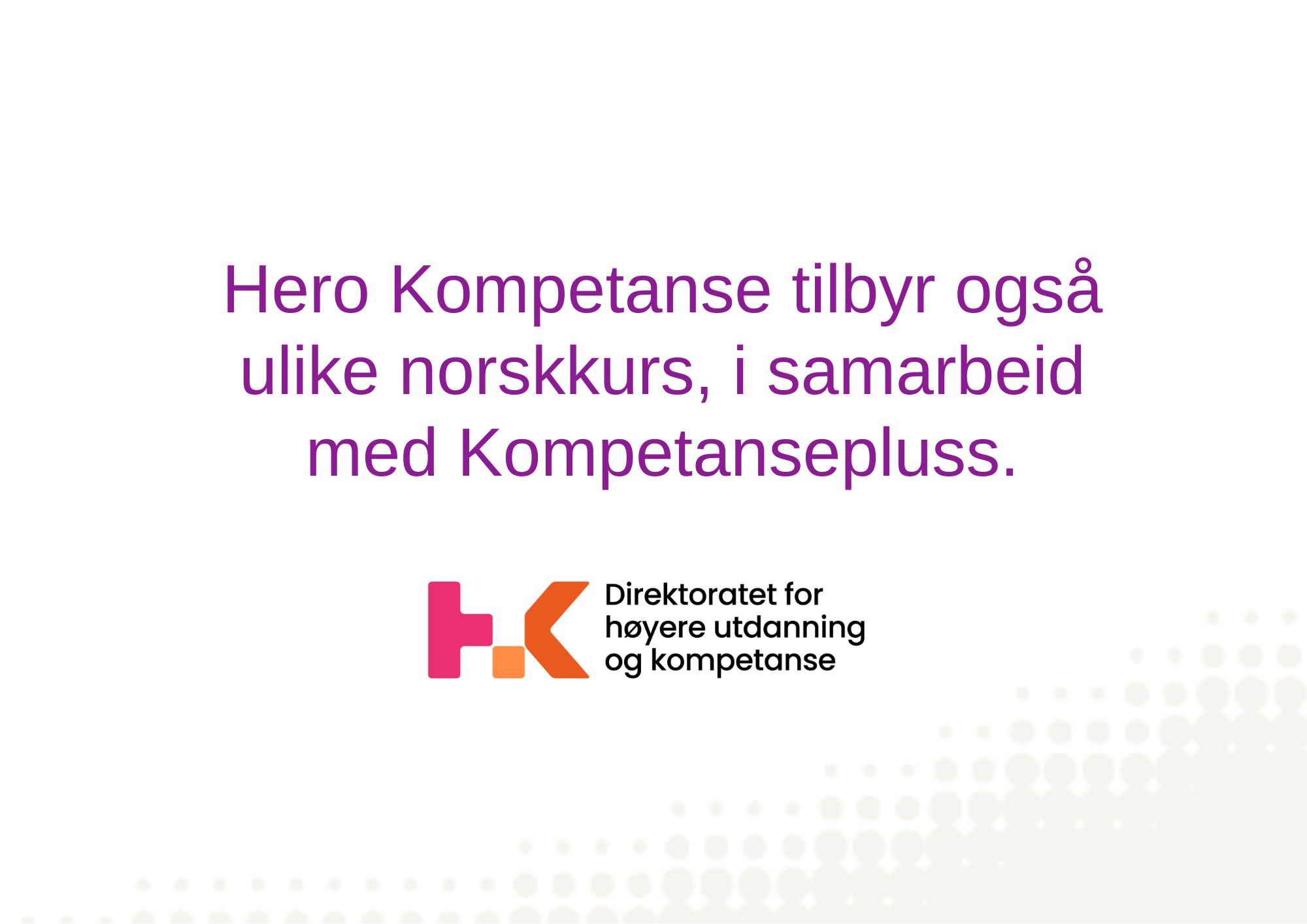 Norskkurs Kompetansepluss