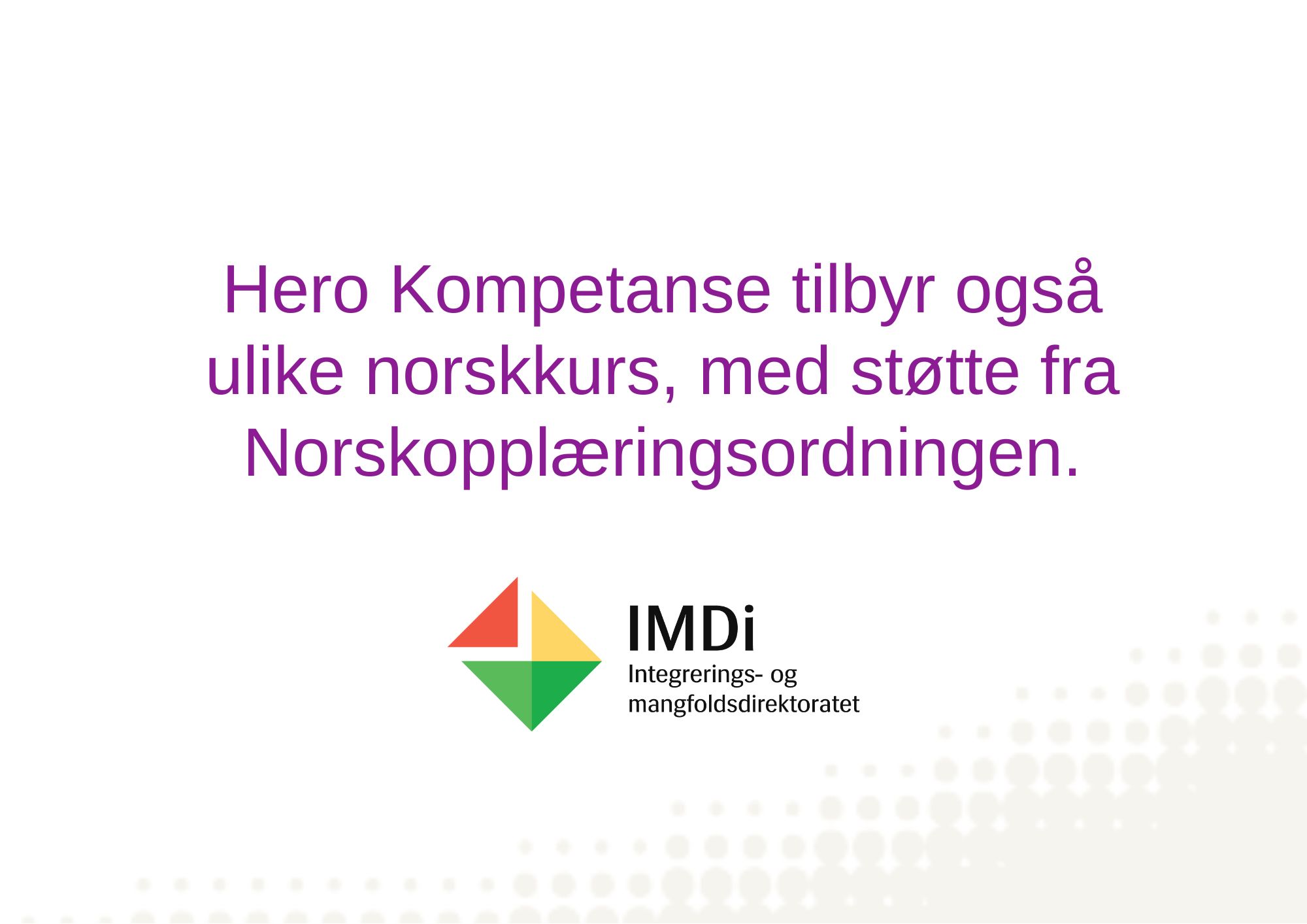 Norskkurs Norskopplæringsordningen